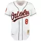 Cal Ripken Baltimore Orioles Mitchell & Ness Home Authentic Jersey - White - uafactory
