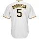 Josh Harrison Pittsburgh Pirates Majestic Cool Base Player Jersey - White - uafactory