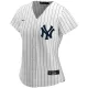 Women's New York Yankees Nike White Navy 2020 Home Replica Custom Jersey - uafactory