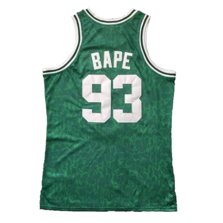 Boston Celtics BAPE #93 Classics Swingman Jersey Green - uafactory