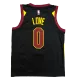Cleveland Cavaliers Kevin Love #0 Swingman Jersey Black - Statement Edition - uafactory