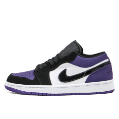 Air Jordan 1 Low "Court Purple" - 553558125