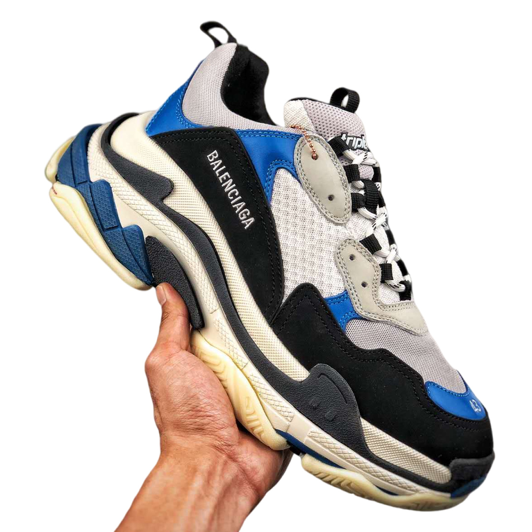 Balenciaga Triple S Sneaker "Blue And White" - 536737W09OH1007