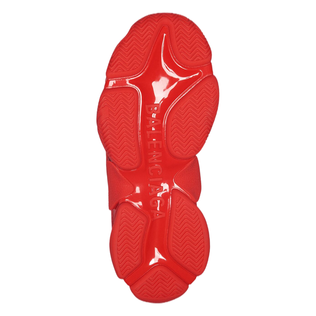 Balenciaga Allover Logo Triple S Sneaker "Red" - 536737W2FA16010