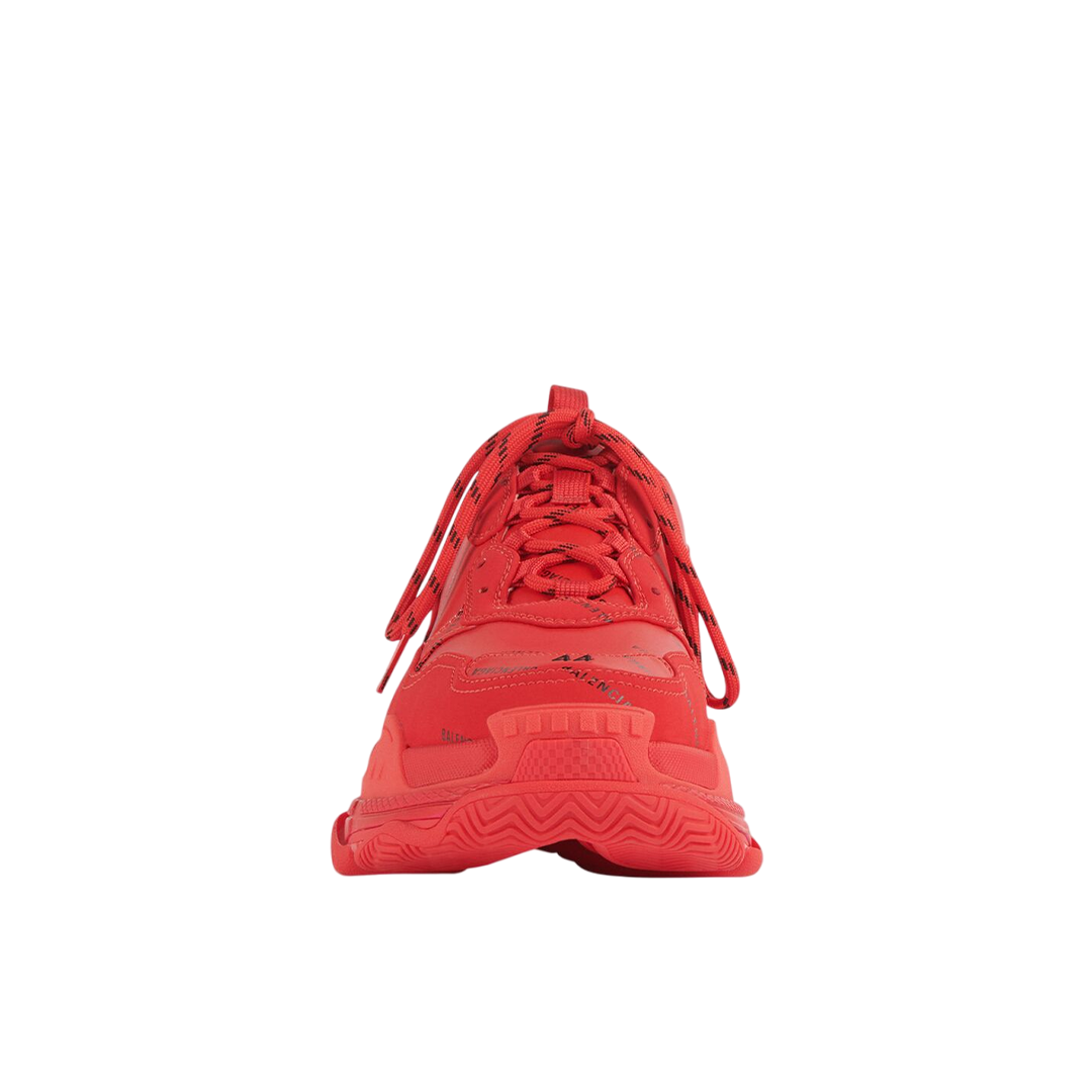 Balenciaga Allover Logo Triple S Sneaker "Red" - 536737W2FA16010