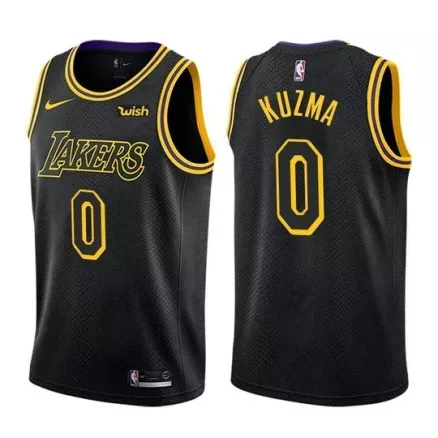 Los Angeles Lakers Kuzma #0 Swingman Jersey Black - uafactory