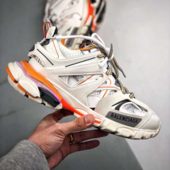 Balenciaga Track Sneaker "White Orange" - 542436W1GB19059