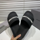 Balenciaga Piscine Slide Sandals Black