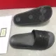 Gucci Logo Rubber Slide Sandal Black - uafactory
