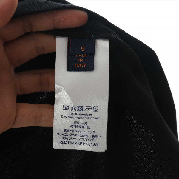 Louis Vuitton Virgil Abloh Ss19 Lv Brick Printed T-Shirt Black – LVT23