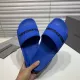 Balenciaga Piscine Slide Sandals Blue - uafactory