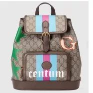 Gucci Backpack with Interlocking G Beige Centum Stars G GG Supreme Canvas - uafactory