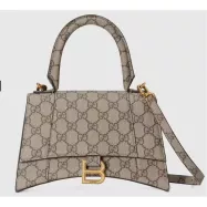 Gucci The Hacker Project Small Hourglass Bag Beige GG Supreme Canvas - uafactory