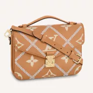Louis Vuitton Pochette Metis Bag Embroidered Embossed Supple Grained Cowhide - uafactory