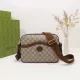 Gucci Messenger Bag Interlocking G Beige Ebony GG Supreme Canvas - uafactory
