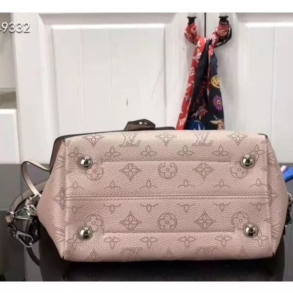 Louis Vuitton Hina PM Bucket Bag Crème Beige Mahina Perforated Calf - uafactory