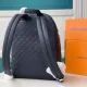 Louis Vuitton Campus Backpack Damier Infini Onyx Silver Cowhide Leather - uafactory