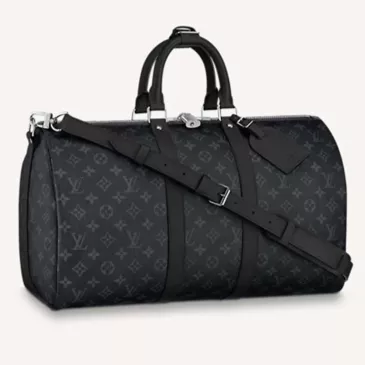 Louis Vuitton Keepall Bandoulière 45 Bag Coated Canvas Cowhide Leather - uafactory
