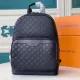 Louis Vuitton Campus Backpack Damier Infini Onyx Silver Cowhide Leather - uafactory