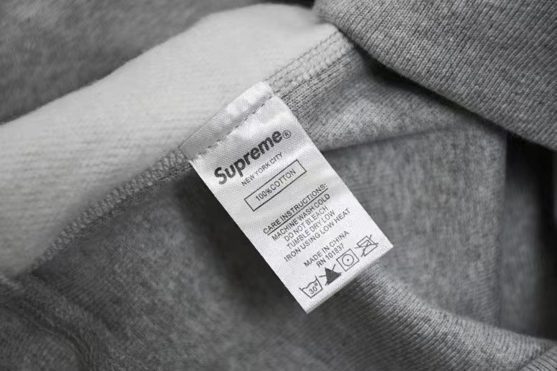 Supreme Bandana Box Logo Hooded Sweatshirt "Heather Grey"