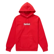 Supreme Bandana Box Logo Hooded Sweatshirt“Red” - uafactory