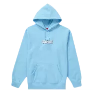 Supreme Bandana Box Logo Hooded Sweatshirt "Light Blue" - uafactory