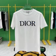 Dior Embroidery Logo T-shirt White - uafactory