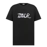 Dior and Peter Doig Oversized T-shirt Black - uafactory