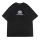 Balenciaga Interlocking BB Logo T-shirt Black - uafactory