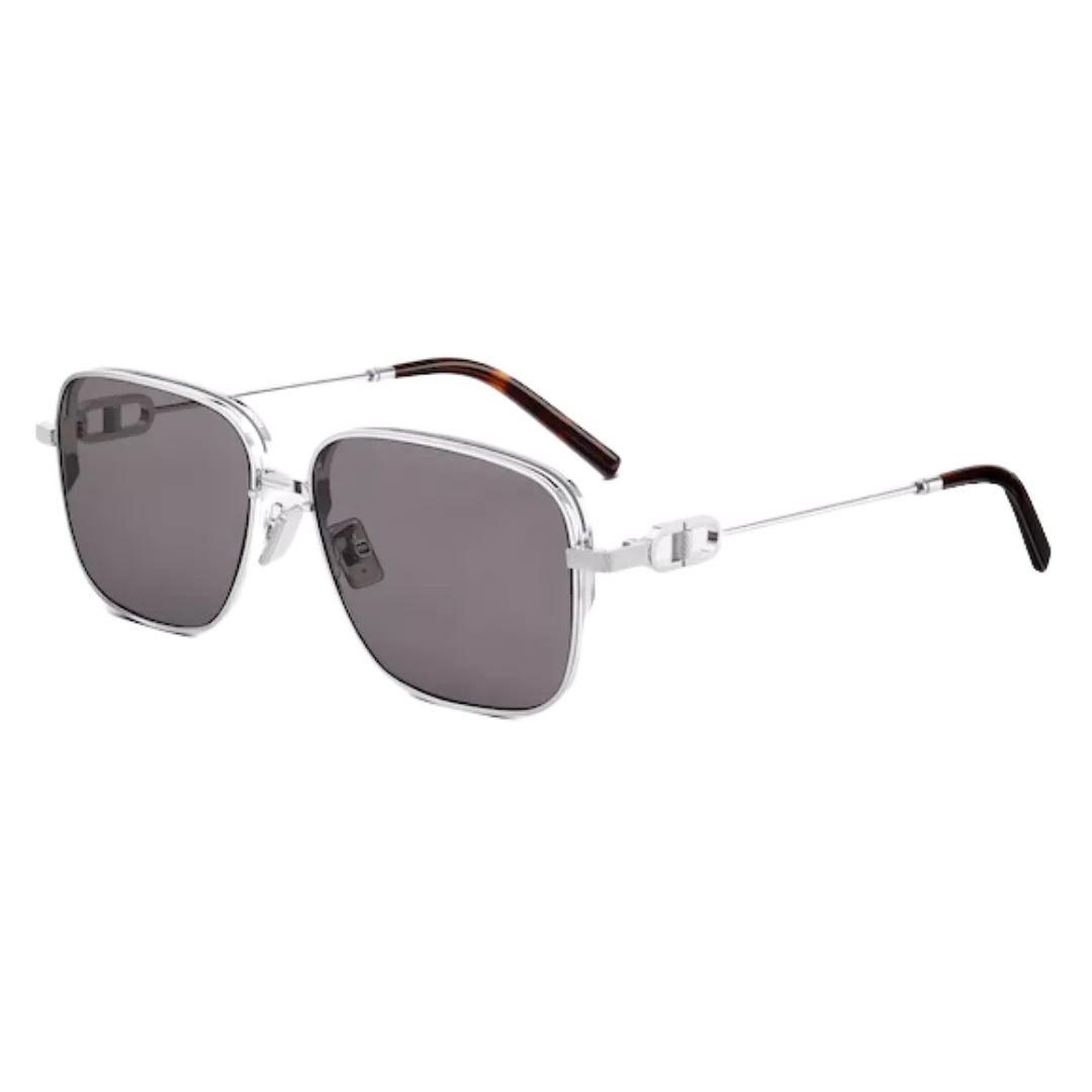 DIOR Gray Rectangular Sunglasses - uafactory