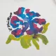 Louis Vuitton Printed Flower Drop Shoulders Tee - uafactory