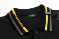 Fendi Polo Shirt Black Cotton - uafactory