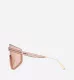 DIOR Nude Translucent Mask Sunglasses - uafactory
