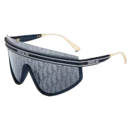 DIOR Translucent Blue Dior Oblique Mask Sunglasses - uafactory