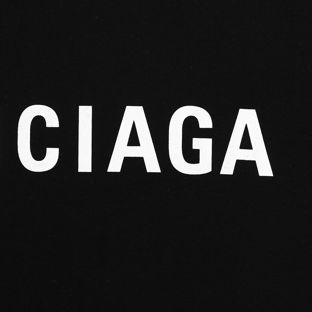 Balenciaga Logo T-shirt Medium Fit In Black | uafactory