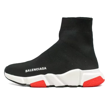 Balenciaga Speed 2.0 Sneakers Black Red - uafactory
