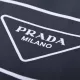 Prada Basketball Logo Printed Shirt In Black - uafactory
