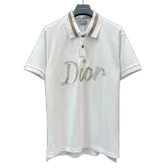 Dior Relaxed-fit Polo Shirt White Cotton Piqué - uafactory