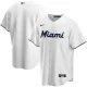 Men's Miami Marlins Nike White Home 2020 Replica Jersey - uafactory