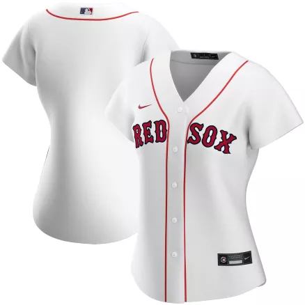 Women's Boston Red Sox Nike White 2020 Home Replica Jersey - uafactory