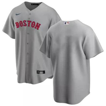 Men's Boston Red Sox Nike Gray Road 2020 Replica Jersey - uafactory