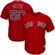 Men's Boston Red Sox BETTS #50 Nike Red Alternate 2020 Replica Jersey - uafactory