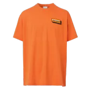 Burberry Logo Appliqué Cotton Oversized T-shirt - uafactory
