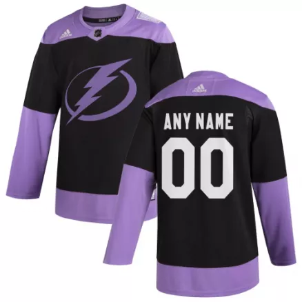 Men Tampa Bay Lightning Adidas Custom NHL Jersey - uafactory