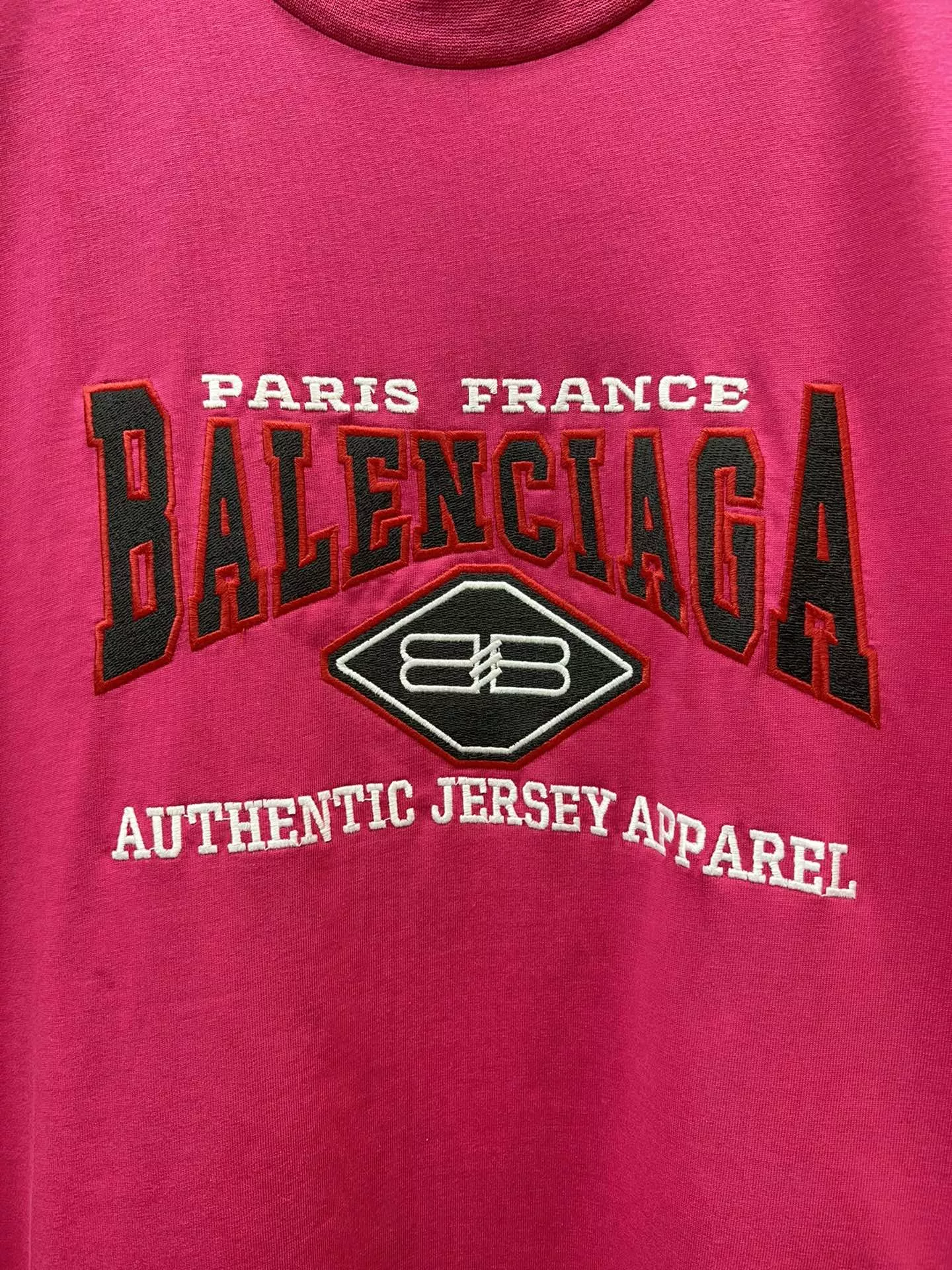 Balenciaga B Authentic T-shirt Large Fit in Pink - uafactory