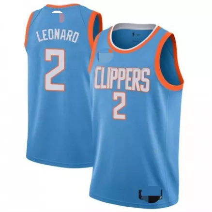 Los Angeles Clippers Leonard #2 Swingman Jersey Blue - City Edition - uafactory