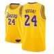 Los Angeles Lakers Bryant #24 Swingman Jersey Yellow - uafactory