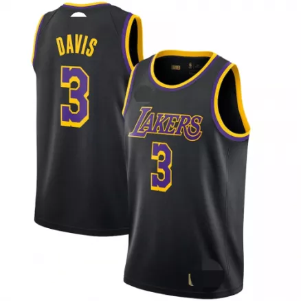 Los Angeles Lakers Davis #3 2020/21 Swingman Jersey Black - uafactory