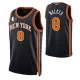 New York Knicks Kemba Walker #8 2021/22 Swingman Jersey Black - City Edition - uafactory