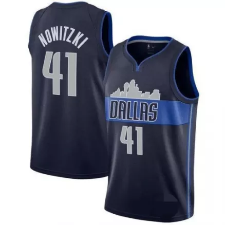 Dallas Mavericks Nowitzki #41 Swingman Jersey Blue - uafactory